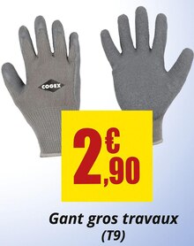 Gant gros travaux (t9) - Carter-Cash à Reims Gant gros travaux (t9) en promo chez Carter-Cash Reims à 2,90 €