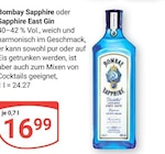 Aktuelles Bombay Sapphire Angebot bei GLOBUS in Leipzig ab 16,99 €