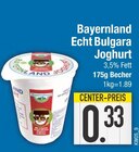 Echt Bulgara Joghurt von Bayernland im aktuellen EDEKA Prospekt für 0,33 €