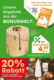 Weihnachtsdeko im Globus-Baumarkt Prospekt "Immer eine Idee besser" mit 11 Seiten (Wolfsburg)
