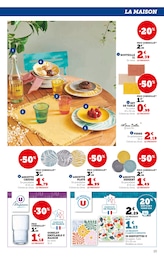 Prix et réduction Assiette creuse dans le prospectus Super U en cours Offre Assiette creuse dans le catalogue Super U du moment à la page 15