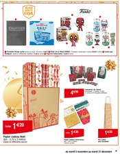 Papier Cadeau Angebote im Prospekt "JOYEUX NOËL & MEILLEURS PRIX : CADEAUX" von Carrefour auf Seite 39