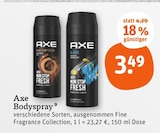Bodyspray im Angebot bei tegut in Maintal Bodyspray Angebote von Axe bei tegut Maintal für 3,49 €