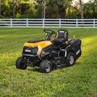 Promo Tondeuse thermique autoportée 432 cm³ largeur 98 cm 2 lames à 1 890,00 € dans le catalogue Brico Dépôt à Montceau-les-Mines