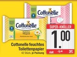 feuchtes Toilettenpapier im EDEKA Prospekt feuchtes Toilettenpapier von Cottonelle im aktuellen EDEKA Prospekt für 1,00 €