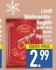 Weihnachtskugeln Angebote von Lindt bei EDEKA Augsburg für 2,99 €