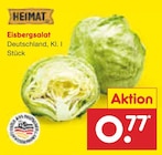 Netto Marken-Discount Gerstungen - Eisbergsalat Angebot im Prospekt Eisbergsalat bei Netto Marken-Discount im Gerstungen Prospekt für 0,77 €