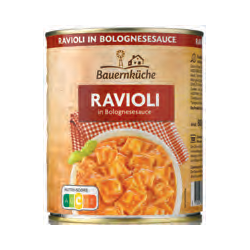 Ravioli oder Gabelspaghetti