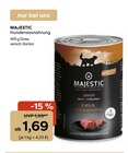 Hundenassnahrung im Angebot bei Garten-Center Nordharz GmbH & Co. KG in Kassel Hundenassnahrung Angebote von Majestic bei Garten-Center Nordharz GmbH & Co. KG Kassel für 1,69 €