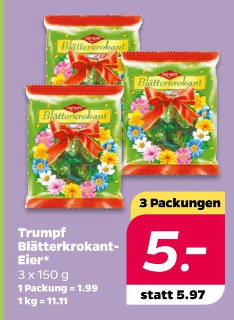 Blätterkrokant-Eier