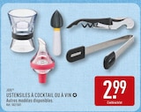 Ustensiles à cocktail ou à vin - Joie en promo à 2,99 € chez Aldi Ustensiles à cocktail ou à vin - Joie dans le catalogue Aldi