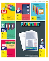 Offre Papier à dessin dans le catalogue Carrefour du moment à la page 23