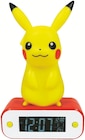 Réveil Pikachu lumineux - La Grande Réclé en promo chez La Grande Récré Houilles à 42,99 €