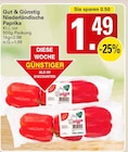 Niederländische Paprika im Angebot bei WEZ in Minden Niederländische Paprika Angebote von Gut & Günstig bei WEZ Minden für 1,49 €