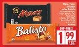 Mars, Twix, Snickers oder Balisto für 1,99 € bei EDEKA im Angebot Mars, Twix, Snickers oder Balisto im aktuellen EDEKA Prospekt