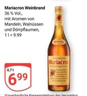 Mariacron Weinbrand Angebote bei GLOBUS Bad Kreuznach für 6,99 €
