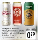 Aktuelles Pilsner, Naturradler, Vollbier Hell oder Das Echte Angebot bei EDEKA in Pforzheim ab 0,79 €