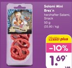 Salami Mini Brez'n im Netto Marken-Discount Prospekt Salami Mini Brez'n von im aktuellen Netto Marken-Discount Prospekt für 1,69 €