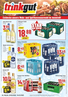Bier im Trinkgut Prospekt "Aktuelle Angebote" mit 10 Seiten (Hameln)