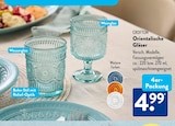 Orientalische Gläser im Angebot bei ALDI SÜD in Mainz Orientalische Gläser Angebote von CROFTON bei ALDI SÜD Mainz für 4,99 €