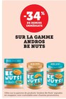 -34% de remise immédiate sur la gamme ANDROS BE NUTS - ANDROS BE NUTS dans le catalogue U Express