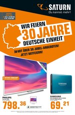 Saturn Prospekt für Weiterstadt mit 3 Seiten Saturn Prospekt für Weiterstadt: "30 Jahre Deutsche Einheit", 3 Seiten, 30.09.2020 - 11.10.2020
