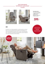 Polstermöbel Fischer Relaxsessel im Prospekt 