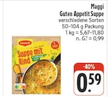 Guten Appetit Suppe bei EDEKA im Prospekt "" für 0,59 €