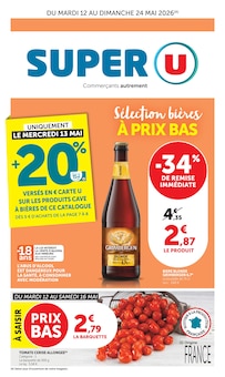 Catalogue Super U à Paris cette semaine, valable du 12/05/2026 au 24/05/2026 Prospectus Super U à Paris, "Super U", 30 pages de promos valables du 12/05/2026 au 24/05/2026