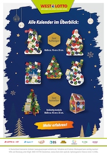 Aktueller Westlotto Prospekt "Die Rubbel-Adventskalender" Seite 2 von 4 Seiten für Remscheid