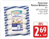 Münchener Weißwürste im Angebot bei E center in Hof Münchener Weißwürste Angebote von Zimmermann bei E center Hof für 2,69 €
