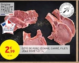 Promo Côte de porc (échine, carré, filet) à 2,99 € dans le catalogue Intermarché à Goudet