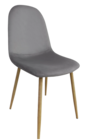 Chaise Tonia velours - Maxi Bazar à Bezons Chaise Tonia velours en promo chez Maxi Bazar Bezons à 29,99 €
