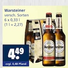 Bier im Angebot bei Getränkewelt HSE in Bocholt Bier Angebote von Warsteiner bei Getränkewelt HSE Bocholt für 4,49 €