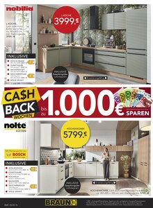 Küche im aktuellen BRAUN Möbel-Center Prospekt (Freiburg (Breisgau)) Küche im BRAUN Möbel-Center Prospekt "Großes Maifest" mit 20 Seiten (Freiburg (Breisgau))