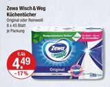 Wisch & Weg Küchentücher Original von Zewa im aktuellen V-Markt Prospekt für 4,49 €