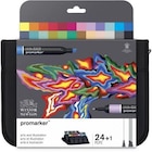 Trousse Promarker Arts et Illustration 24 pièces en promo chez Fnac Trousse Promarker Arts et Illustration 24 pièces dans le catalogue Fnac