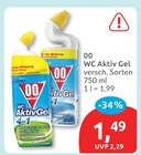WC Aktiv Gel Angebote von 00 bei budni Pinneberg für 1,49 €