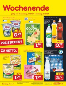 Coca Cola im Netto Marken-Discount Prospekt "Aktuelle Angebote" mit 45 Seiten (Hilden)