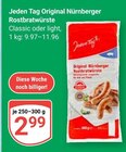 Aktuelles Original Nürnberger Rostbratwürste Classic Angebot bei GLOBUS in Erlangen ab 2,99 €