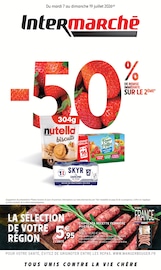 Prospectus Supermarchés Intermarché Hyper en cours à Saint-Jean-d'Angély et alentours, "-50% DE REMISE IMMÉDIATE SUR LE 2ÈME", 40 pages, 07/07/2026 - 19/07/2026 Catalogue Supermarchés Intermarché Hyper en cours à Saint-Jean-d'Angély et alentours, "-50% DE REMISE IMMÉDIATE SUR LE 2ÈME", 40 pages, 07/07/2026 - 19/07/2026