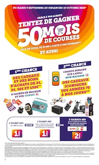 Prospectus Super U de la semaine "Super U" avec 2 pages, valide du 09/09/2025 au 21/09/2025 pour Gérardmer et alentours