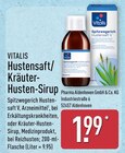 Spitzwegerich Hustensaft V Angebote von Vitalis bei ALDI Nord Halberstadt für 1,99 €