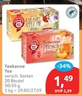 budni Tostedt - Tee Angebot im Prospekt Tee bei budni im Tostedt Prospekt für 1,49 €