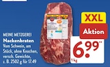 Nackenbraten im ALDI SÜD Prospekt Nackenbraten von MEINE METZGEREI im aktuellen ALDI SÜD Prospekt für 6,99 €