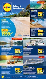 Lidl Discounter Reisen im Prospekt 