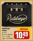 Pilsner Angebote von Radeberger bei REWE Bürstadt für 10,49 €