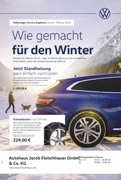 Volkswagen Prospekt für Köln: "Wie gemacht für den Winter", 1 Seite, 01.01.2024 - 29.02.2024