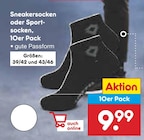 Netto Marken-Discount Rethwisch - Sneakersocken oder Sportsocken, 10er Pack Angebot im Prospekt Sneakersocken oder Sportsocken, 10er Pack bei Netto Marken-Discount im Rethwisch Prospekt für 9,99 €