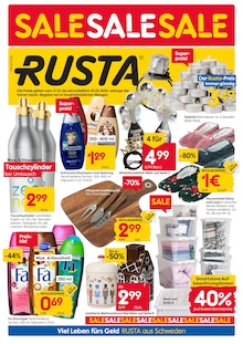 Aktueller Rusta Prospekt "SALE SALE SALE" Seite 1 von 16 Seiten